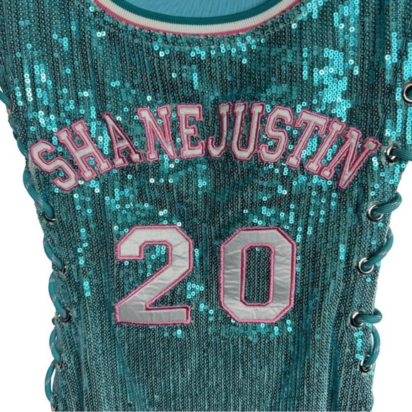 Shane Justin Legendary Sequin Jersey Dress - Picture 5 of 6